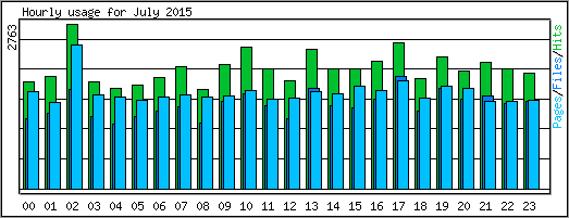 Hourly usage