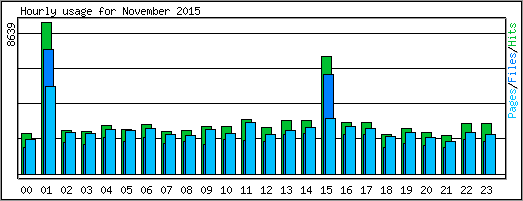 Hourly usage