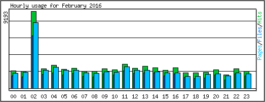 Hourly usage